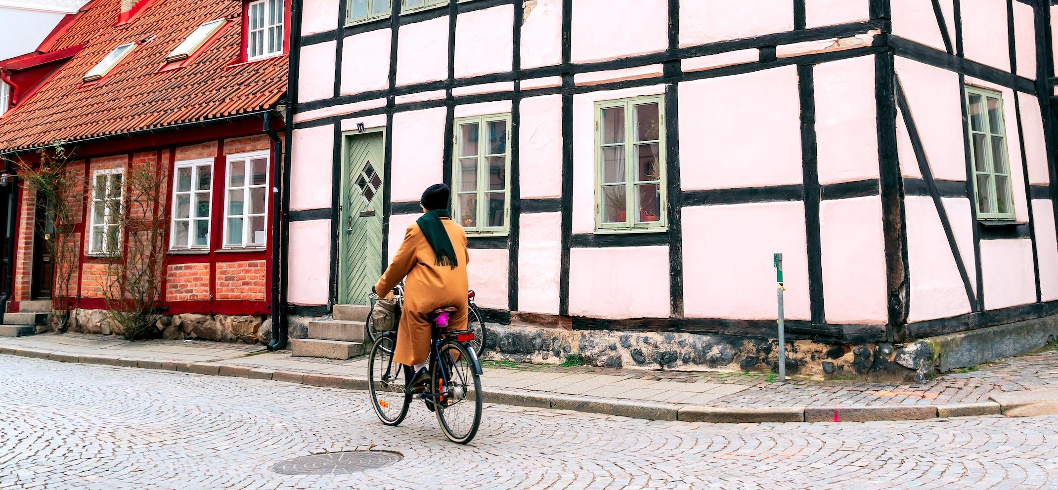 Cyklist i Lund