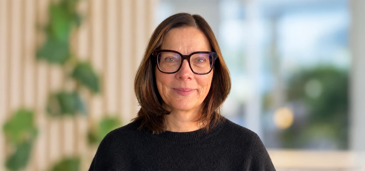 Närbild på Karin Hovlin.