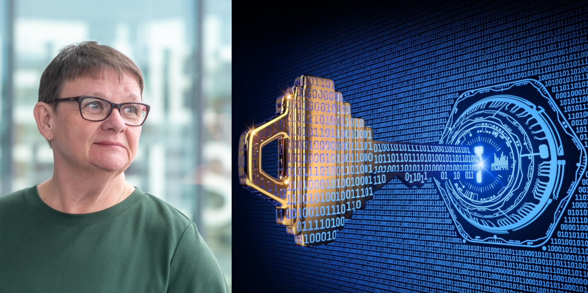 Anne Marie Eklund Löwinder och nyckel till internet foto Adobe Stock